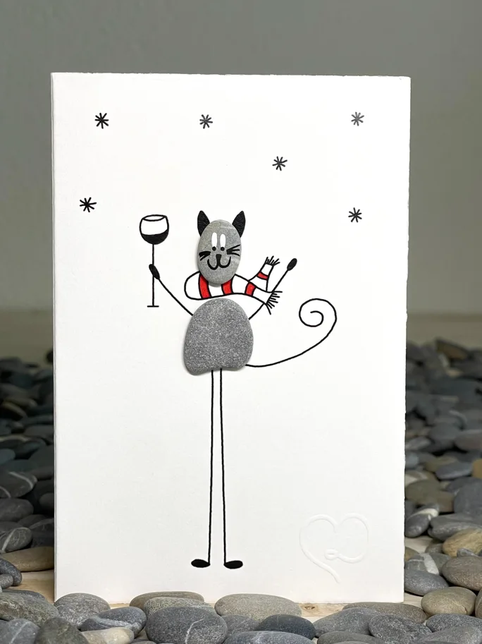 Katze Glas
